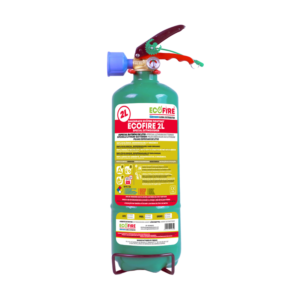 Acessório para Equipamento de Segurança ECOFIRE EXT002G GREEN 2 L + Suporte – 394 x 110 x 110 mm