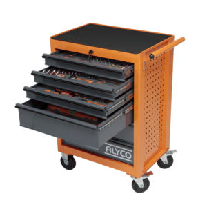 Carro de Ferramentas ALYCO Orange 6 Gavetas 164 Peças