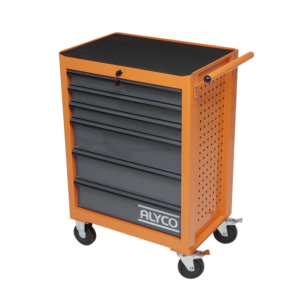 Carro de Ferramentas ALYCO Orange 6 Gavetas 300 kg