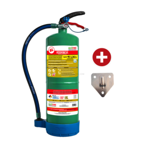 Equipamento de Segurança Contra Incêndios ECOFIRE EXT006G GREEN 6L – 580 x 200 x 170 mm