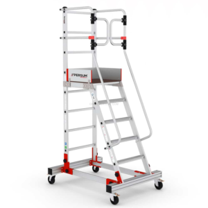 Plataforma Industrial de Alumínio RD PERSUM 5+1 Degraus 150 KG